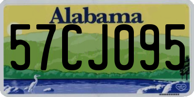 AL license plate 57CJ095