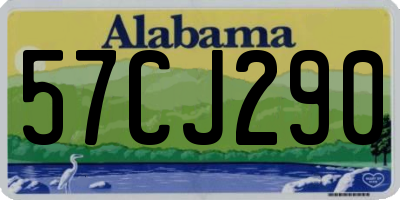 AL license plate 57CJ290