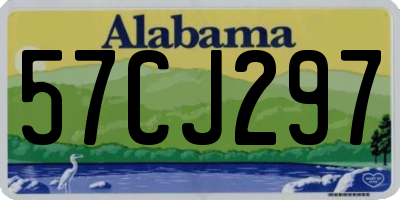 AL license plate 57CJ297