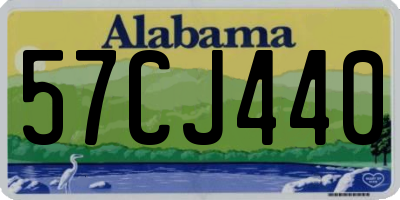 AL license plate 57CJ440