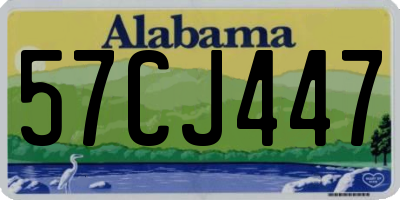 AL license plate 57CJ447
