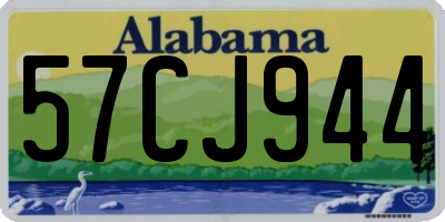 AL license plate 57CJ944