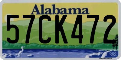 AL license plate 57CK472