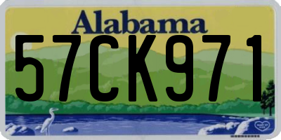 AL license plate 57CK971