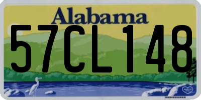 AL license plate 57CL148