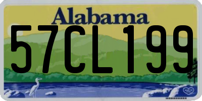 AL license plate 57CL199