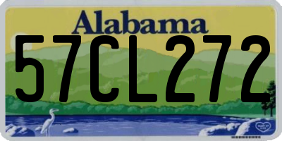 AL license plate 57CL272