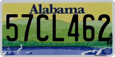 AL license plate 57CL462