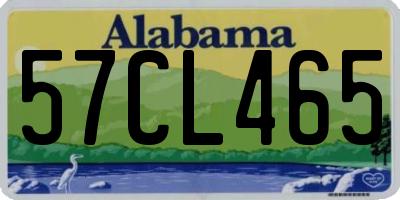 AL license plate 57CL465