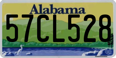 AL license plate 57CL528