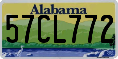 AL license plate 57CL772