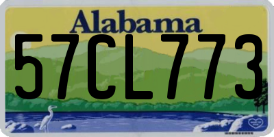 AL license plate 57CL773