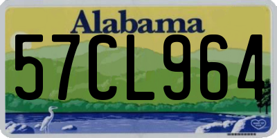 AL license plate 57CL964