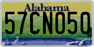 AL license plate 57CN050