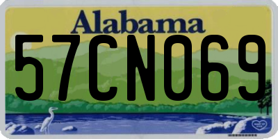 AL license plate 57CN069