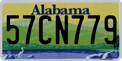 AL license plate 57CN779