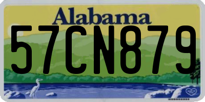 AL license plate 57CN879