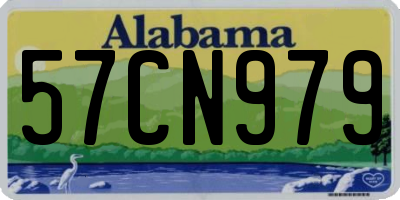 AL license plate 57CN979