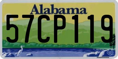AL license plate 57CP119