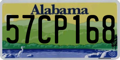 AL license plate 57CP168