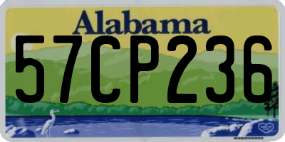 AL license plate 57CP236