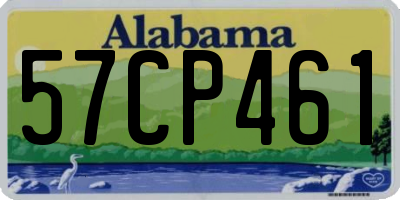 AL license plate 57CP461
