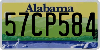 AL license plate 57CP584