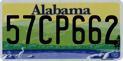 AL license plate 57CP662