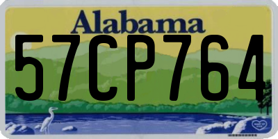 AL license plate 57CP764