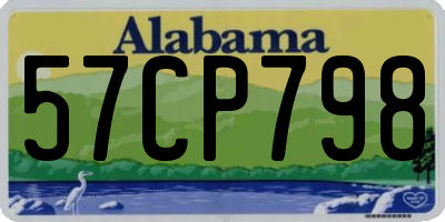 AL license plate 57CP798