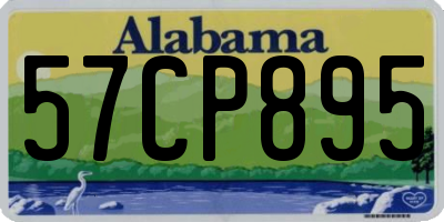 AL license plate 57CP895