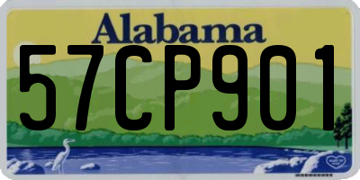AL license plate 57CP901