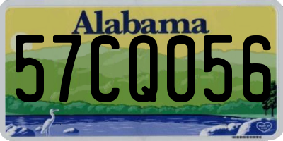 AL license plate 57CQ056