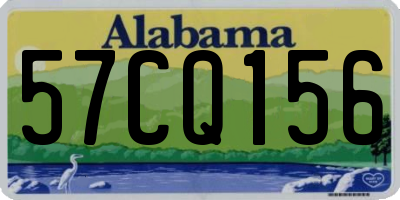 AL license plate 57CQ156