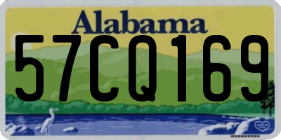 AL license plate 57CQ169