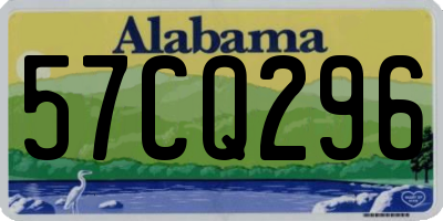 AL license plate 57CQ296