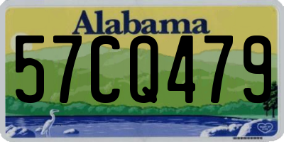 AL license plate 57CQ479