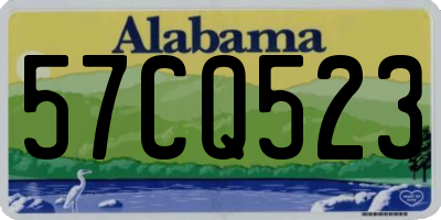 AL license plate 57CQ523