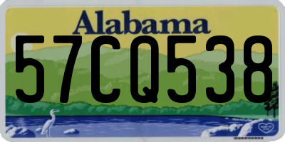 AL license plate 57CQ538