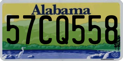 AL license plate 57CQ558
