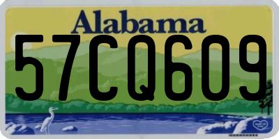 AL license plate 57CQ609