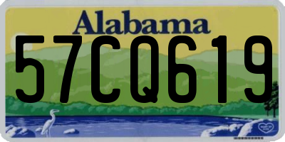 AL license plate 57CQ619