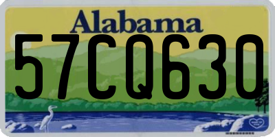 AL license plate 57CQ630