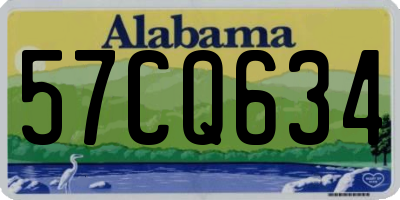 AL license plate 57CQ634