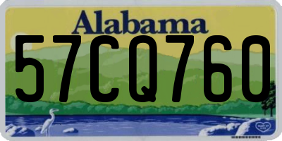 AL license plate 57CQ760