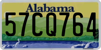 AL license plate 57CQ764