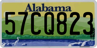 AL license plate 57CQ823