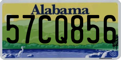AL license plate 57CQ856