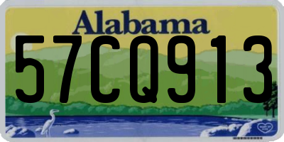 AL license plate 57CQ913