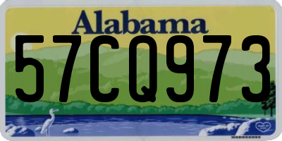 AL license plate 57CQ973